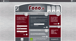 Desktop Screenshot of fono.fi