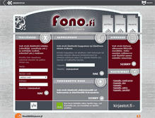 Tablet Screenshot of fono.fi